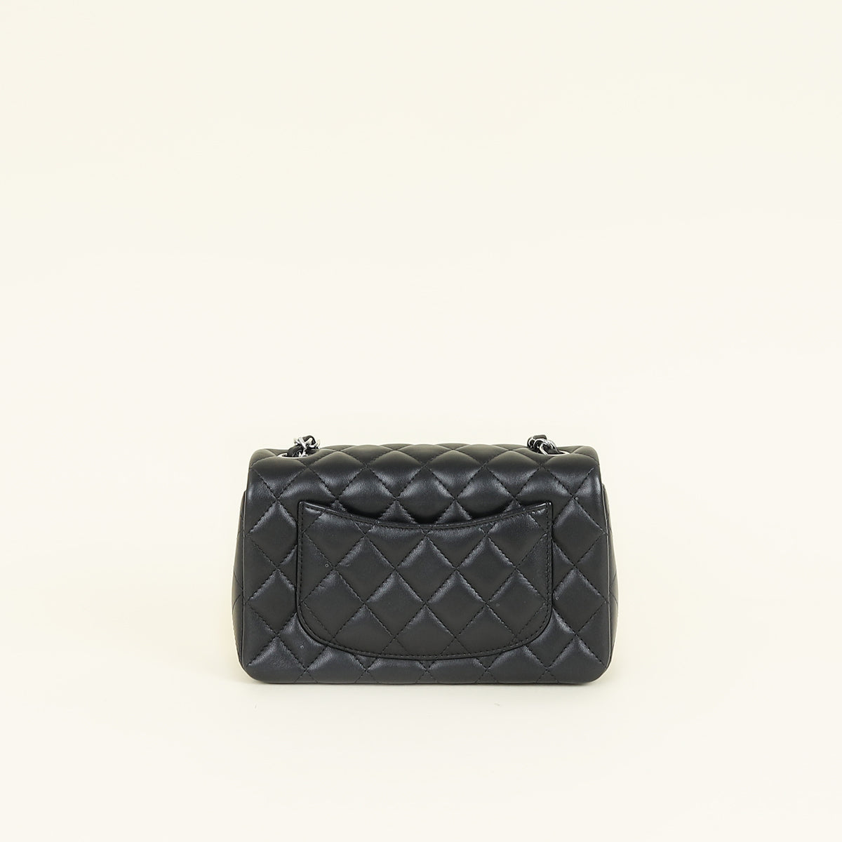 Chanel Black CC Classic Mini Rectangular Flap Bag