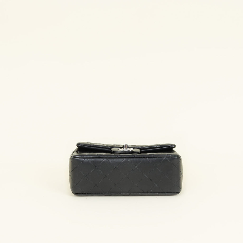 Chanel Black CC Classic Mini Rectangular Flap Bag