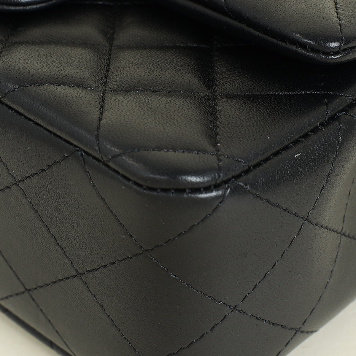 Chanel Black CC Classic Mini Rectangular Flap Bag
