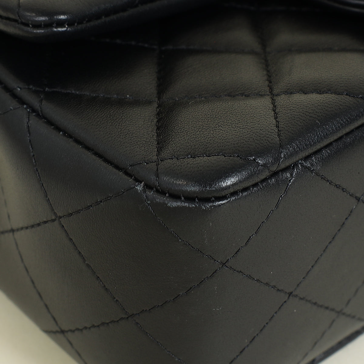 Chanel Black CC Classic Mini Rectangular Flap Bag