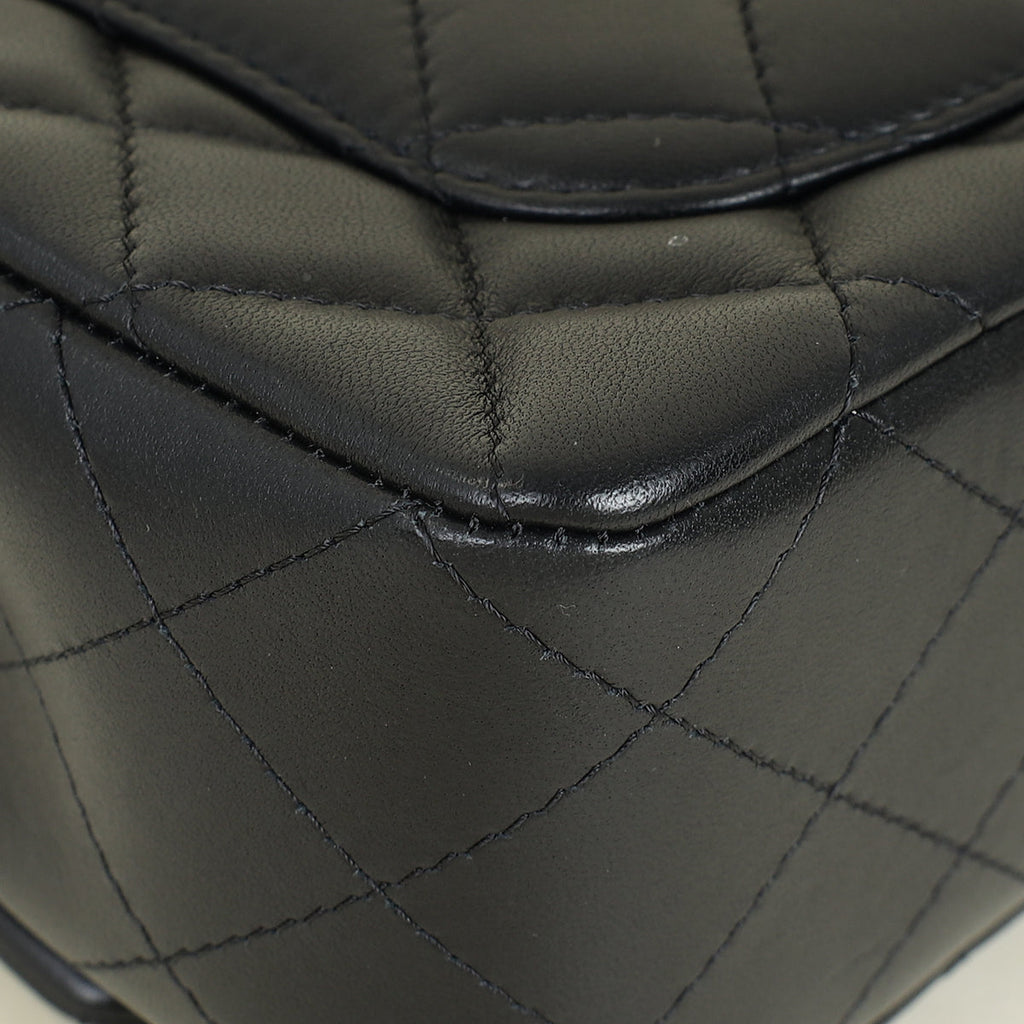 Chanel Black CC Classic Mini Rectangular Flap Bag