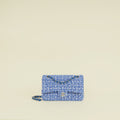 Chanel Bicolor CC Classic Tweed Double Flap Medium Bag