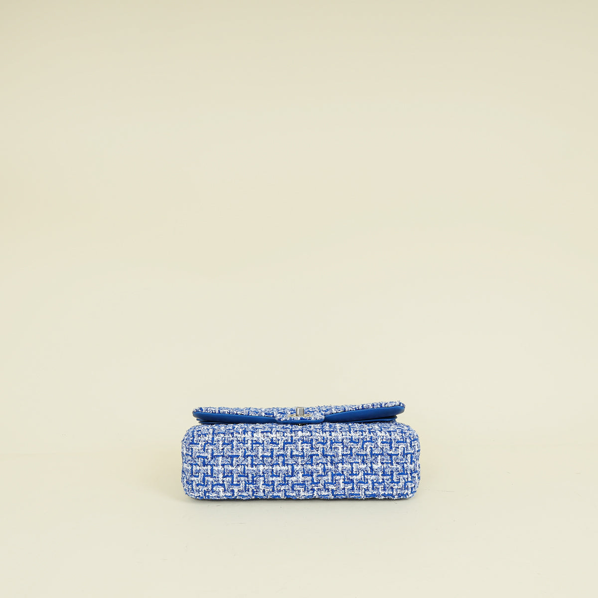 Chanel Bicolor CC Classic Tweed Double Flap Medium Bag