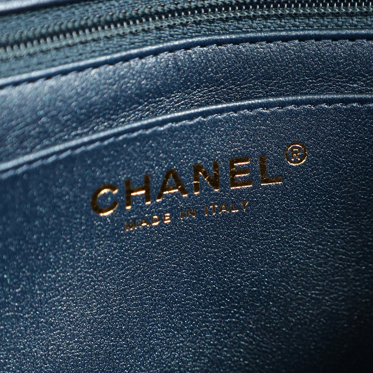 Chanel Blue CC Denim Classic Mini Flap Bag