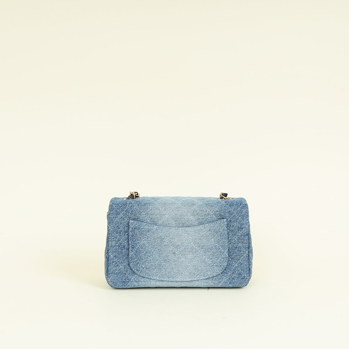 Chanel Blue CC Denim Classic Mini Flap Bag
