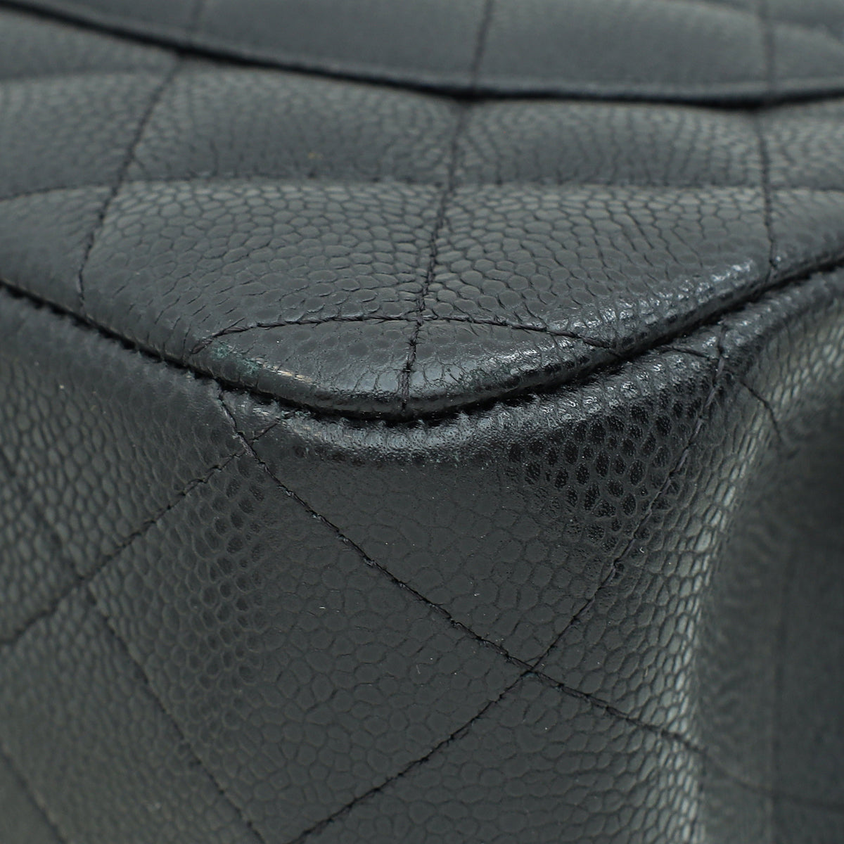 Chanel Black Classic Double Flap Jumbo Bag