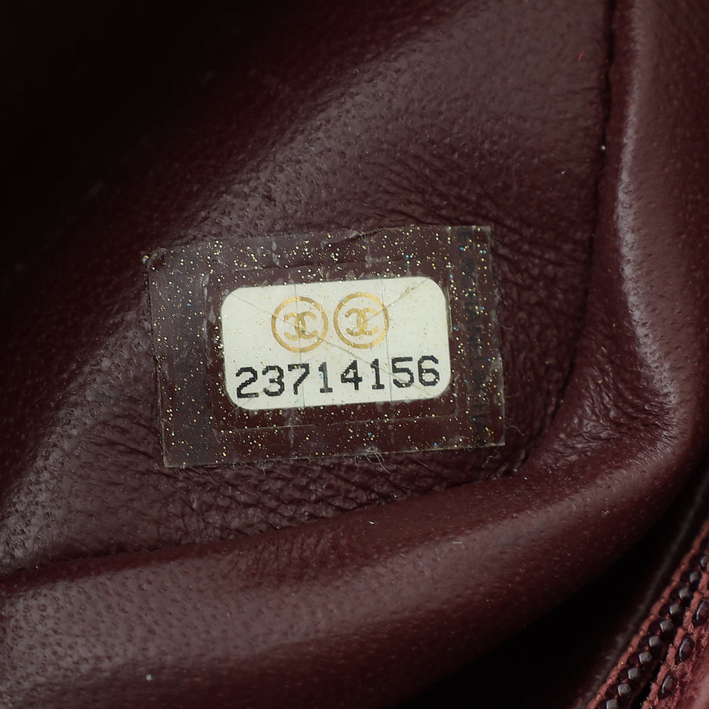 Chanel Burgundy CC Rock The Corner Flap Bag