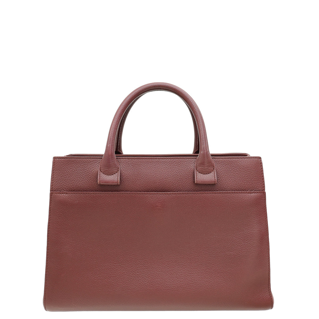Chanel Bordeaux Neo Executive Shopping Tote Small Bag