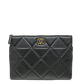 Chanel Black 19 Large Pouch
