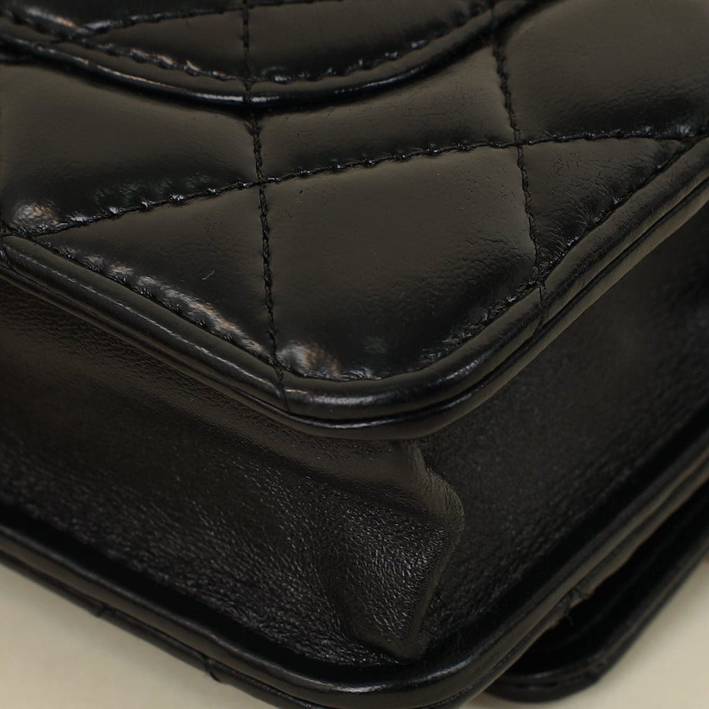 Chanel Black Pillow Crush Wallet on Chain