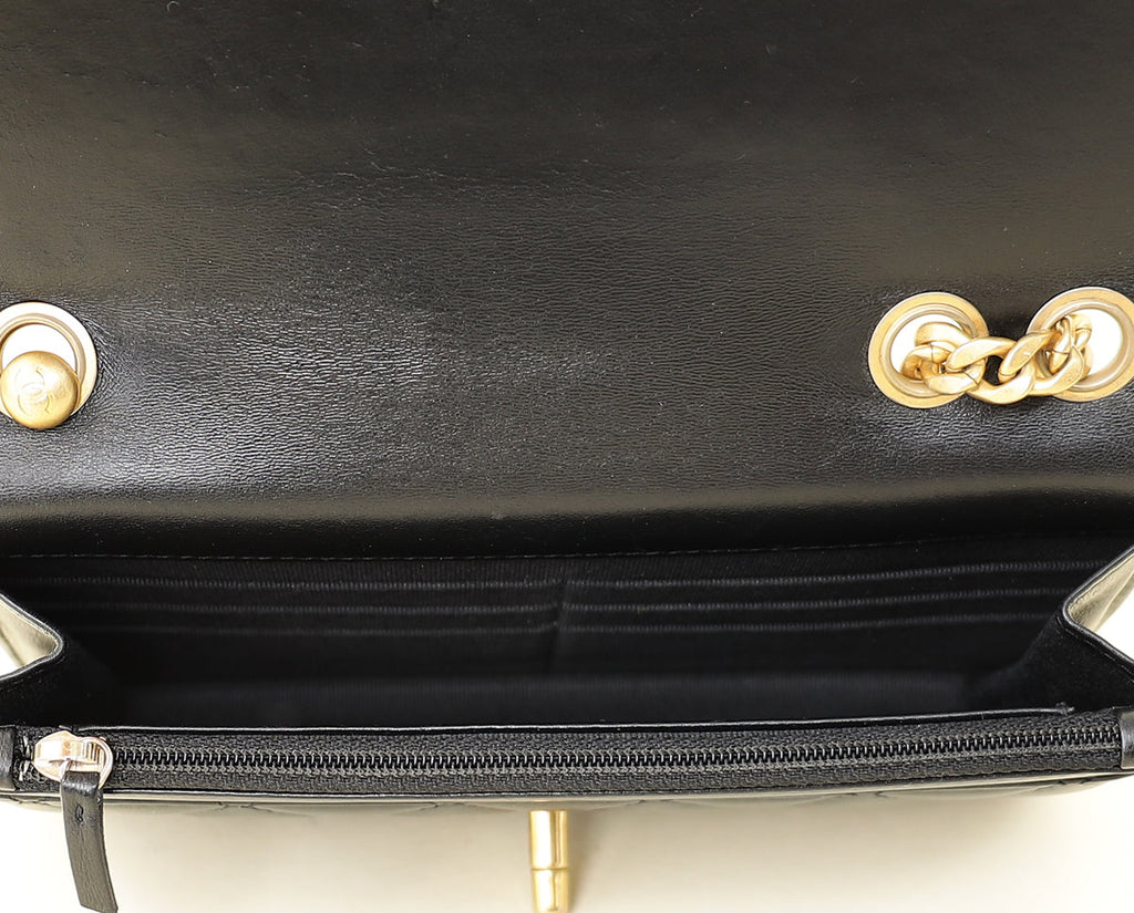 Chanel Black Pillow Crush Wallet on Chain