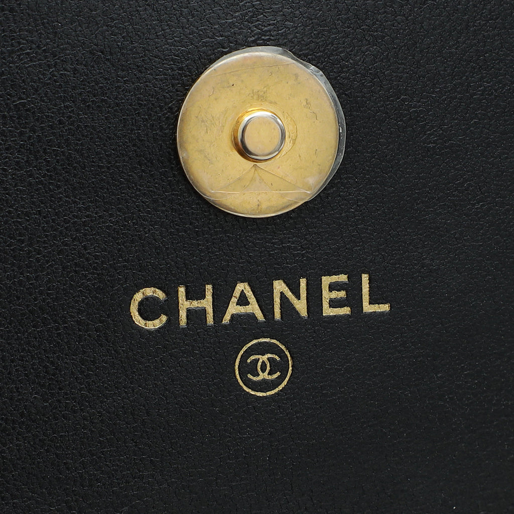 Chanel Black 19 Mini Wallet on Chain