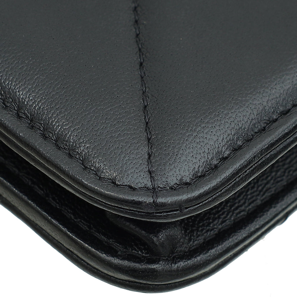 Chanel Black 19 Mini Wallet on Chain