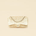Chanel Bicolor Raffia Sequins Single Flap Jumbo Bag