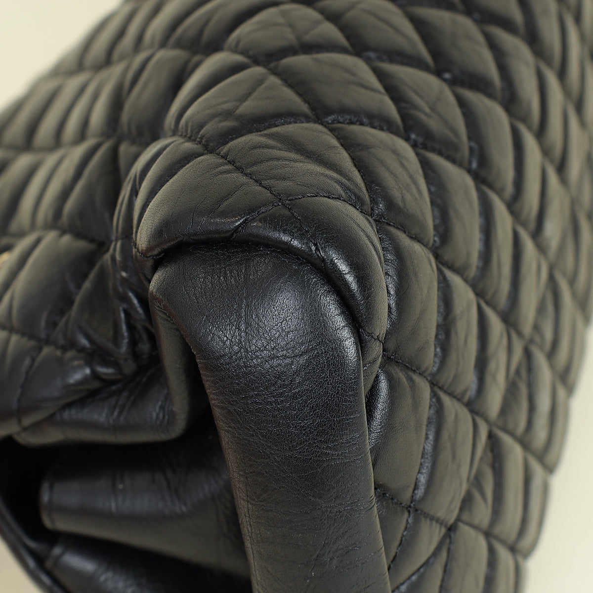 Chanel Black CC Just Mademoiselle Bowling Bag