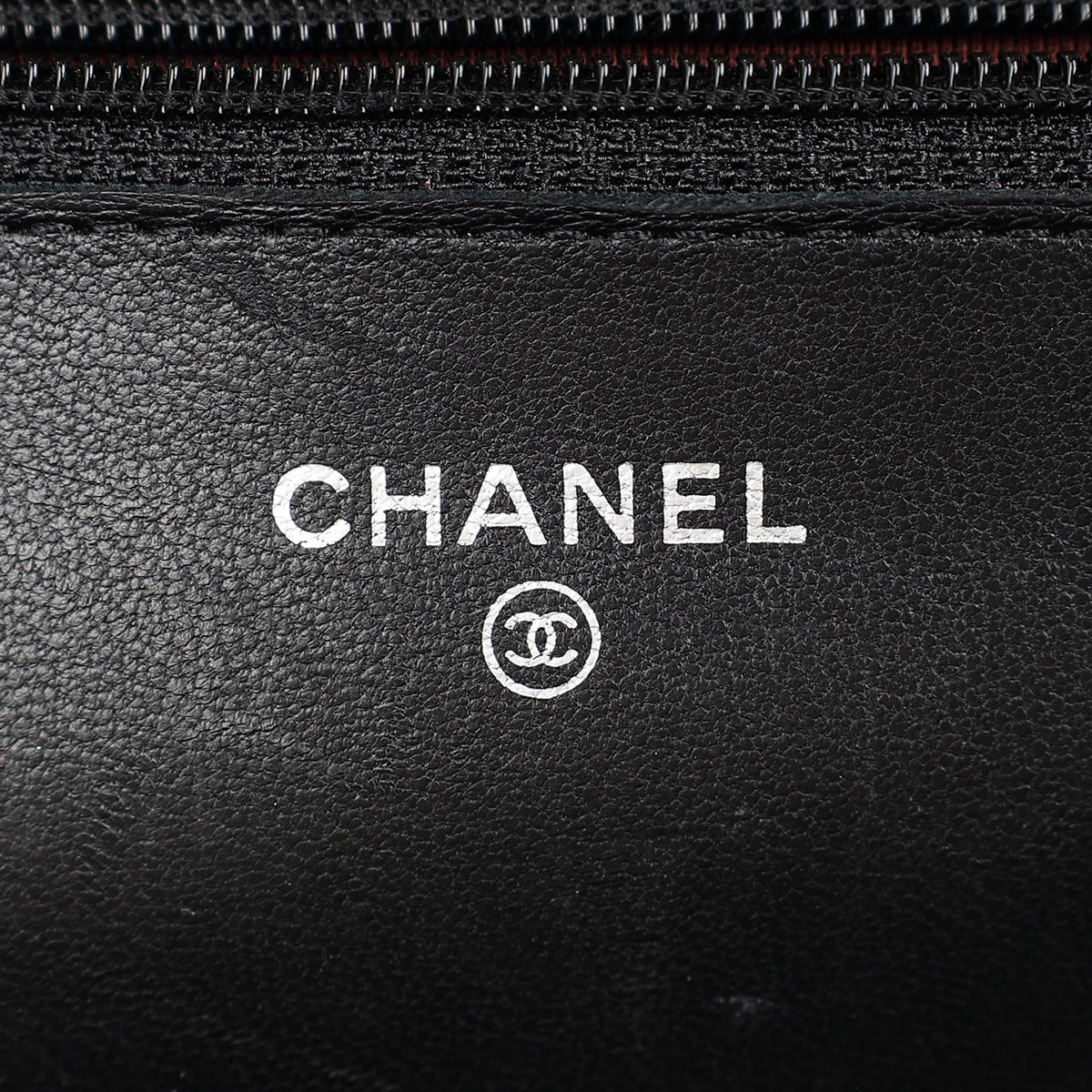 Chanel Black CC Classic Wallet On Chain