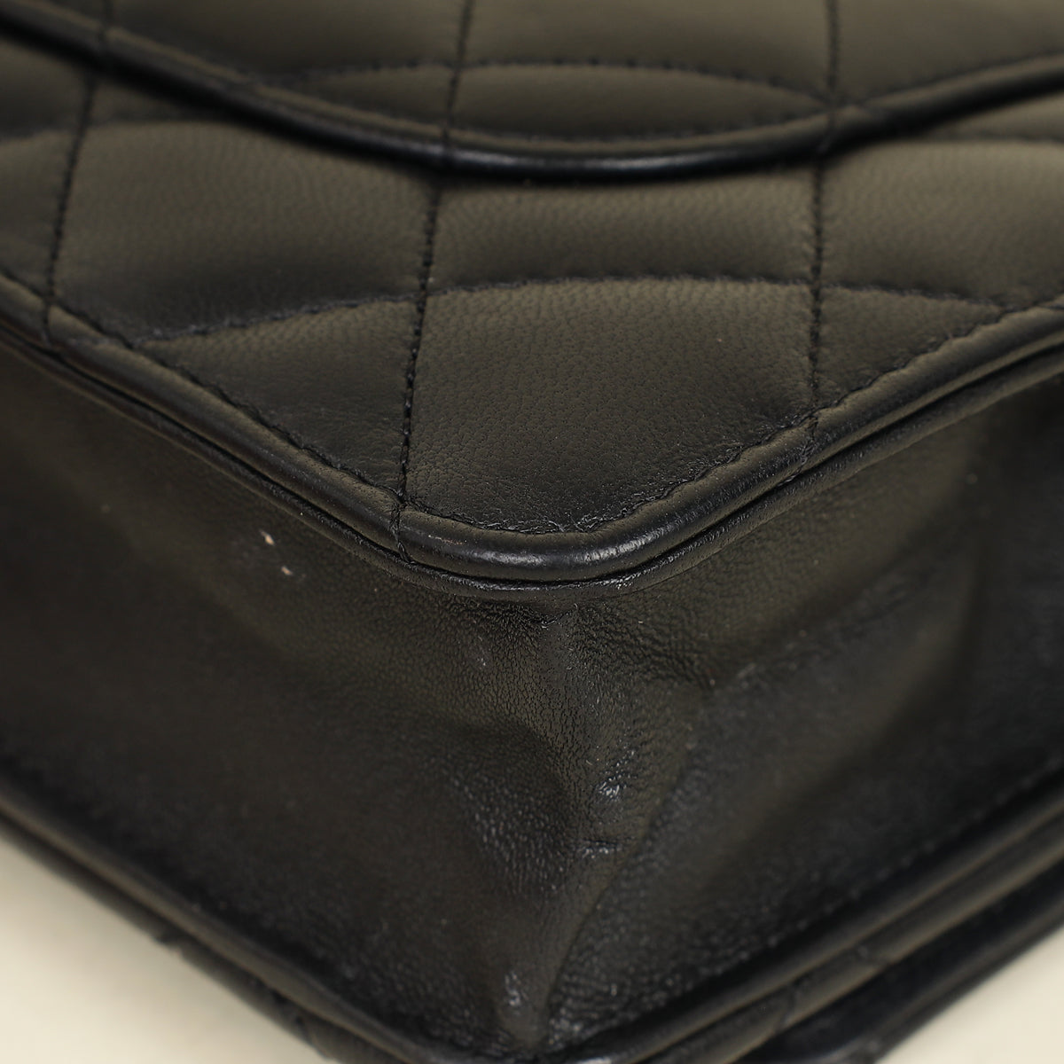 Chanel Black CC Classic Wallet On Chain