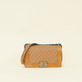 Chanel Caramel Duo Boy Flap Medium Shoulder Bag