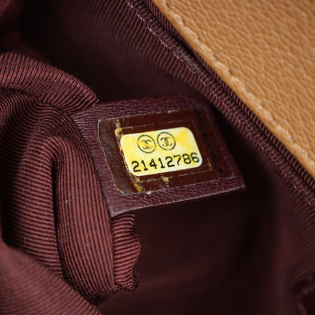 Chanel Caramel Duo Boy Flap Medium Shoulder Bag