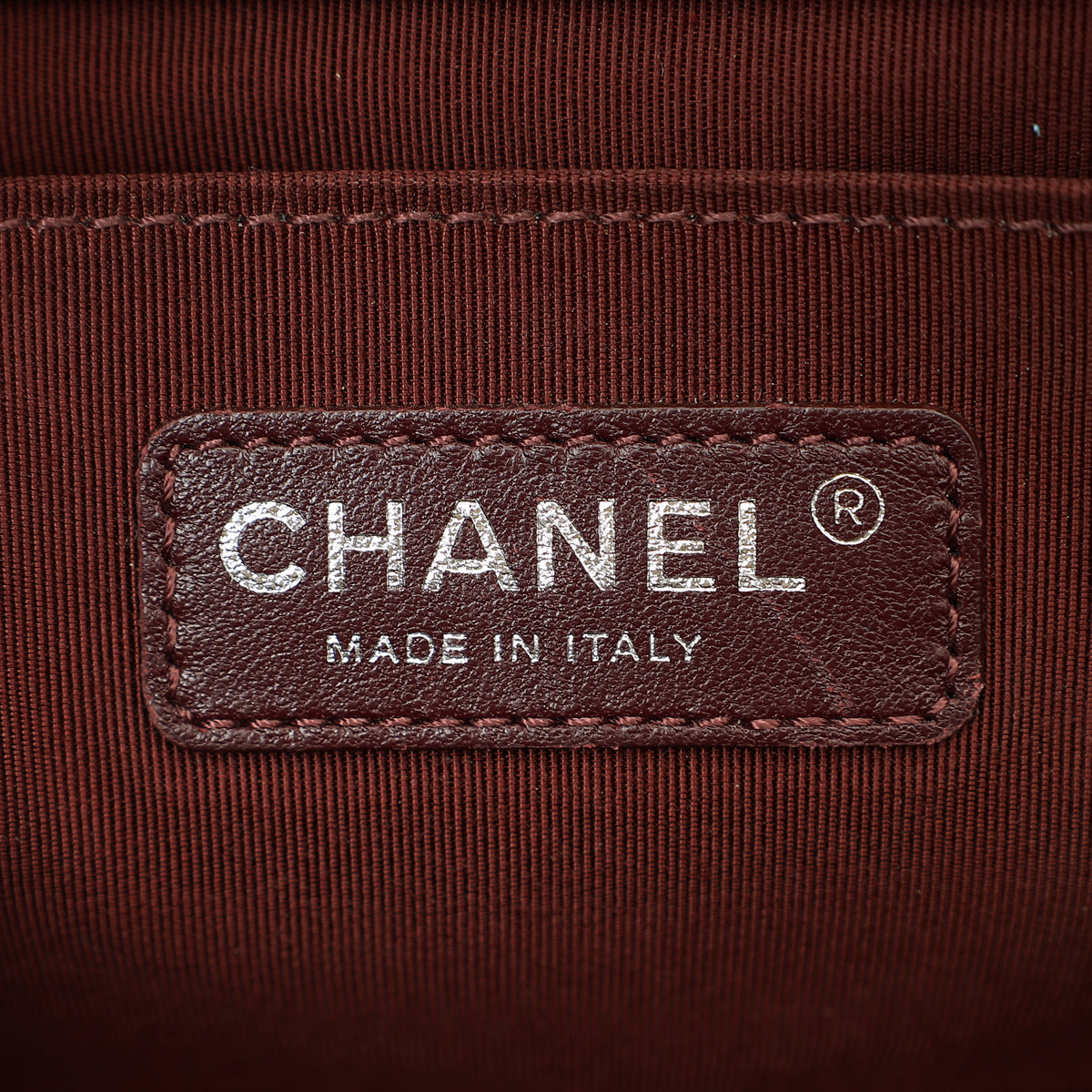 Chanel Navy Blue Velvet Stitched Boy Medium Flap Bag