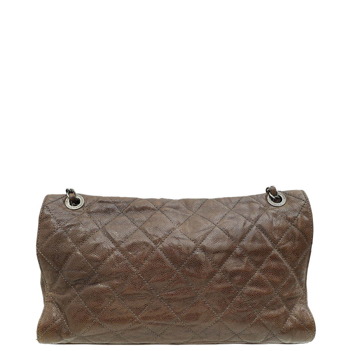 Chanel Brown CC Crave Jumbo Flap Bag
