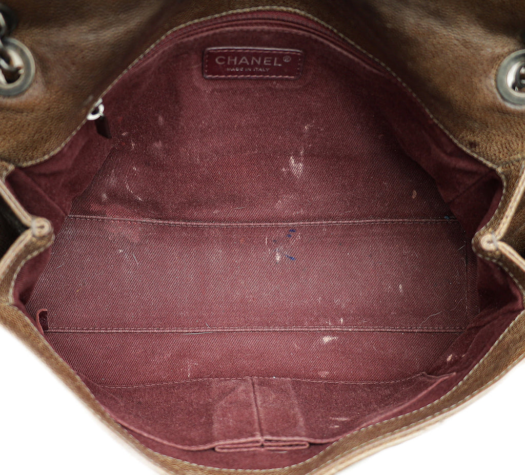Chanel Brown CC Crave Jumbo Flap Bag