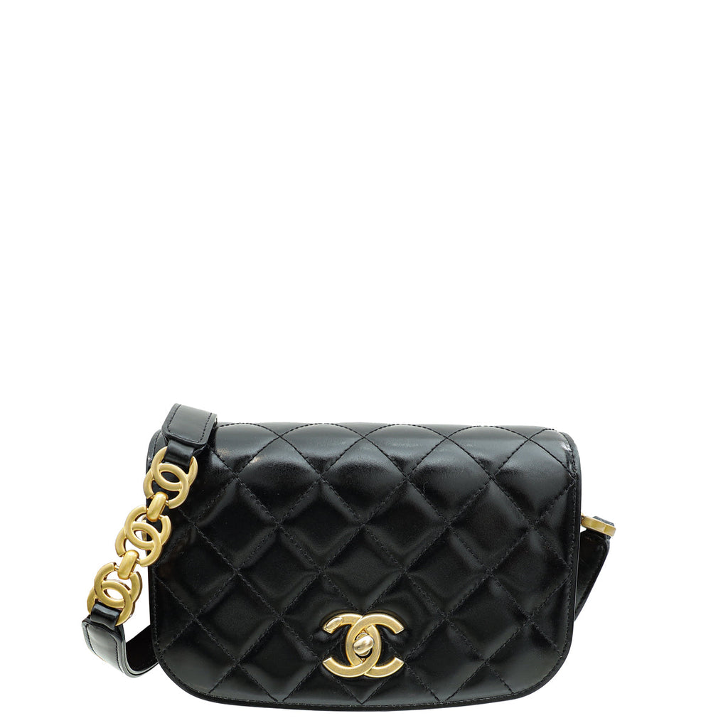 Chanel Black "My Sweet CC Flap" Mini Crossbody Bag
