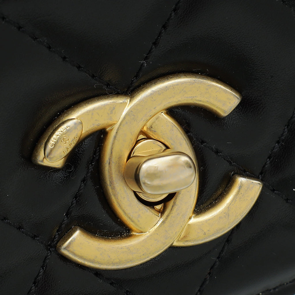 Chanel Black "My Sweet CC Flap" Mini Crossbody Bag