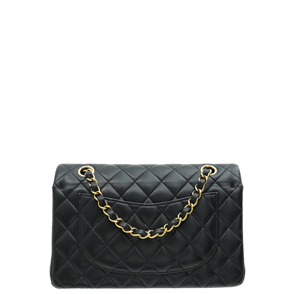 Chanel Black CC Classic Small Double Flap Bag