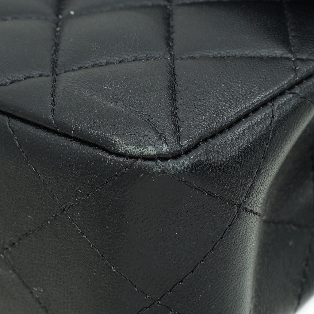 Chanel Black CC Classic Small Double Flap Bag