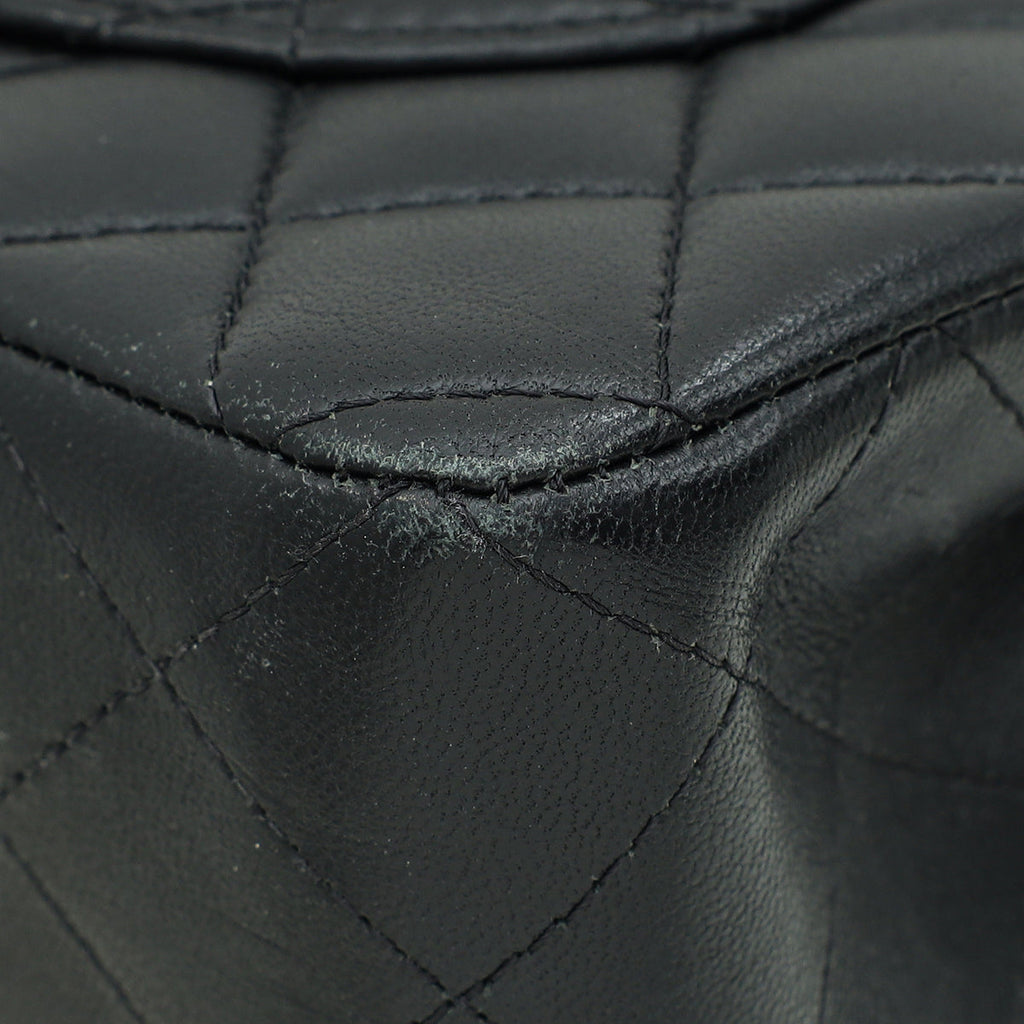 Chanel Black CC Classic Small Double Flap Bag