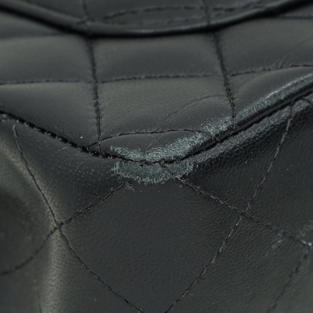 Chanel Black CC Classic Small Double Flap Bag