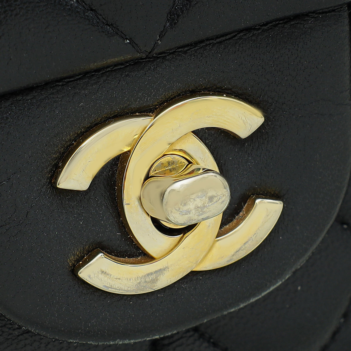 Chanel Black CC Classic Small Double Flap Bag
