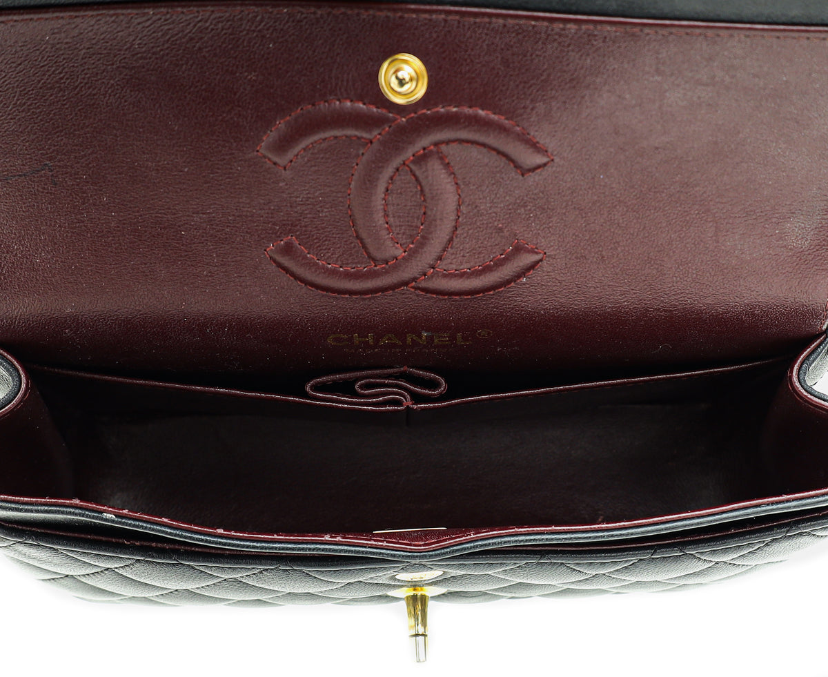 Chanel Black CC Classic Small Double Flap Bag