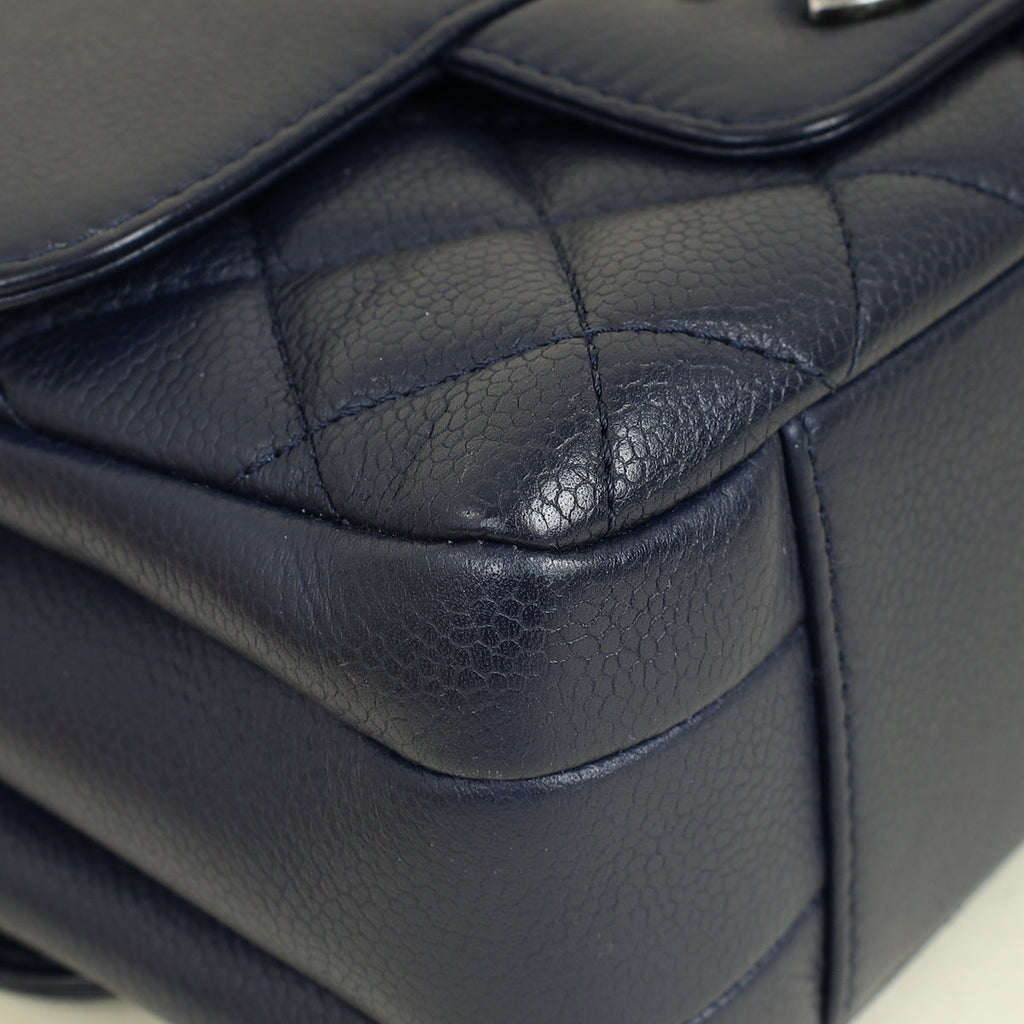 Chanel Navy Blue CC All About Flap Bag