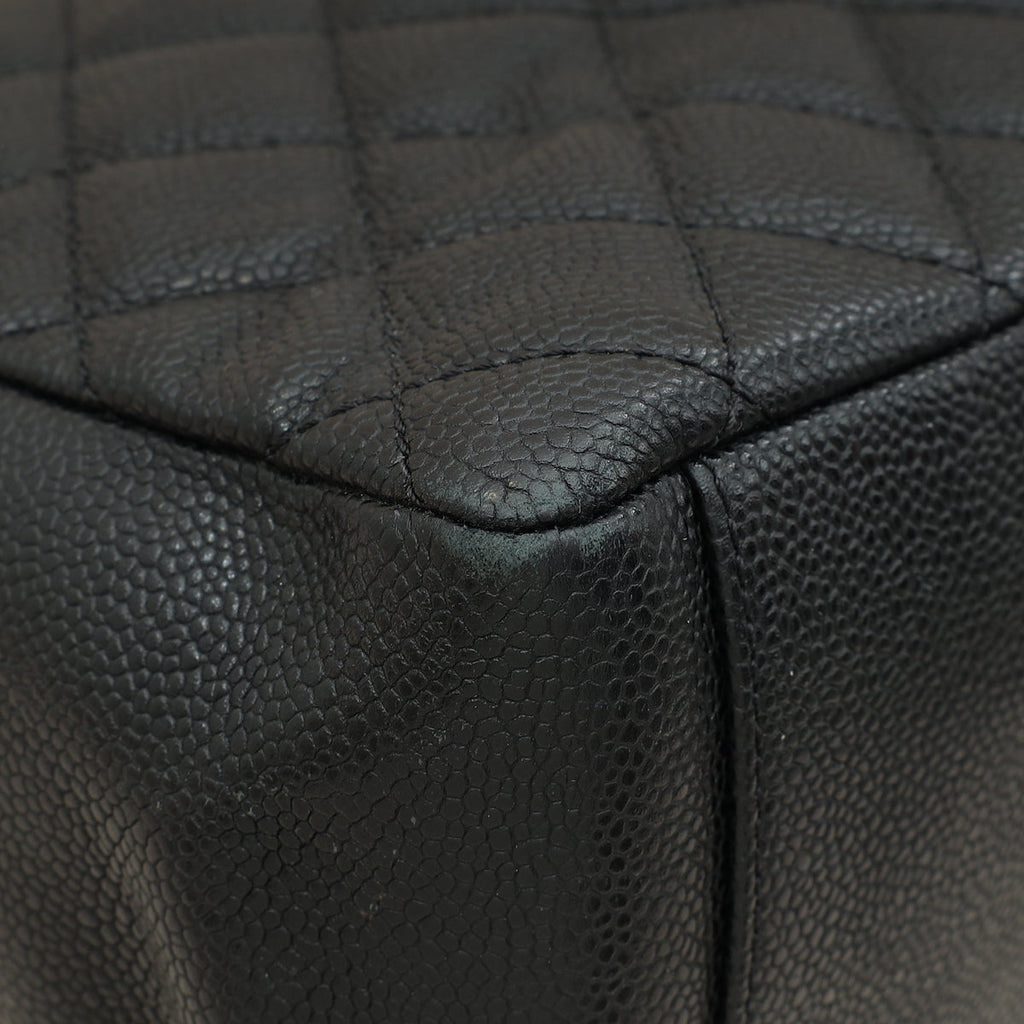 Chanel Black CC GST Medium Tote Bag