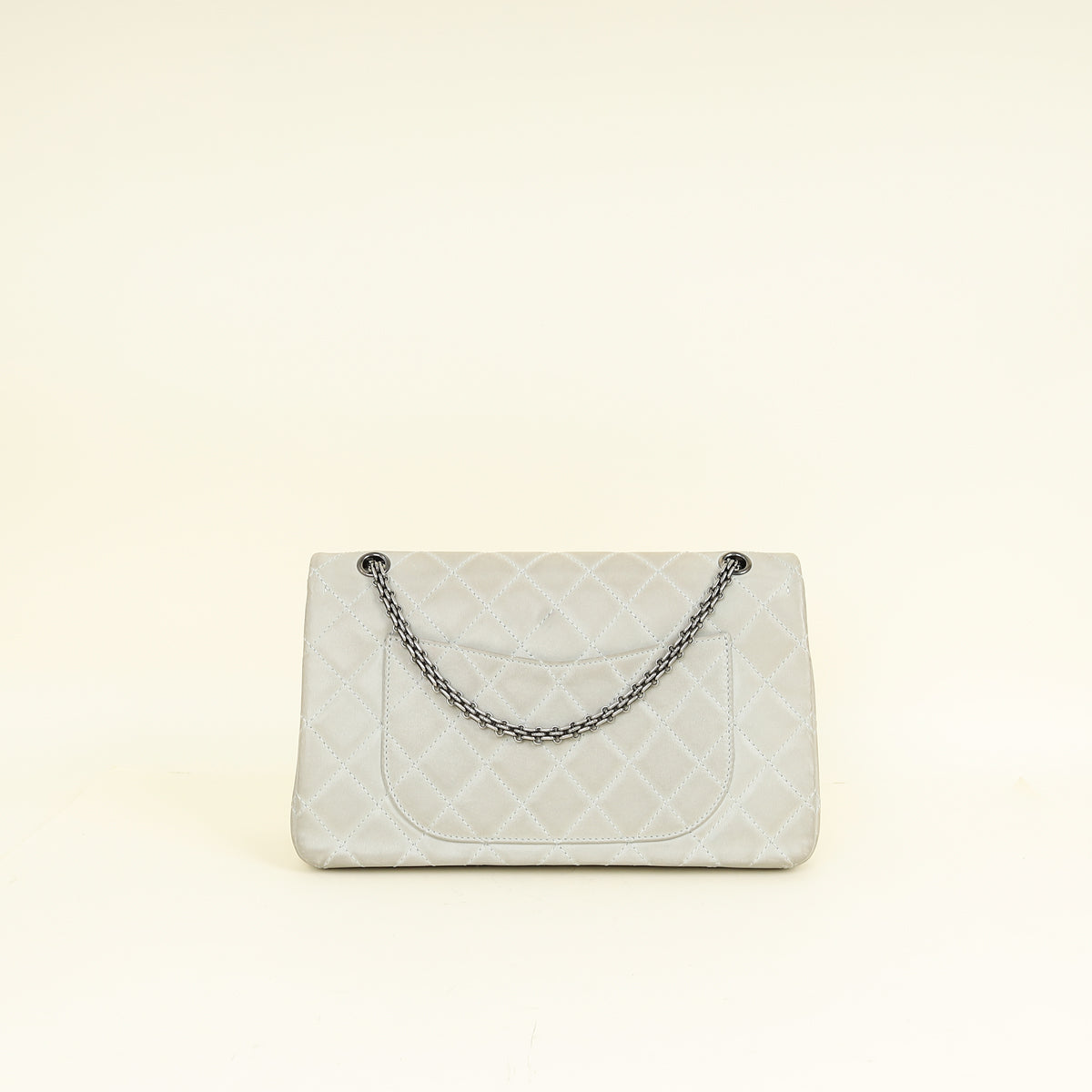 Chanel Grey 2.55 Reissue Double Flap Shimmer 227 Bag
