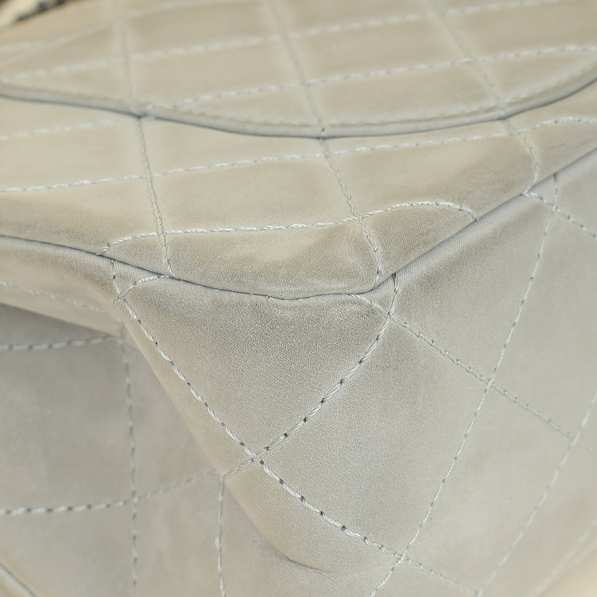 Chanel Grey 2.55 Reissue Double Flap Shimmer 227 Bag