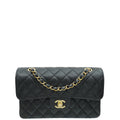 Chanel Black CC Classic Double Flap Small Bag