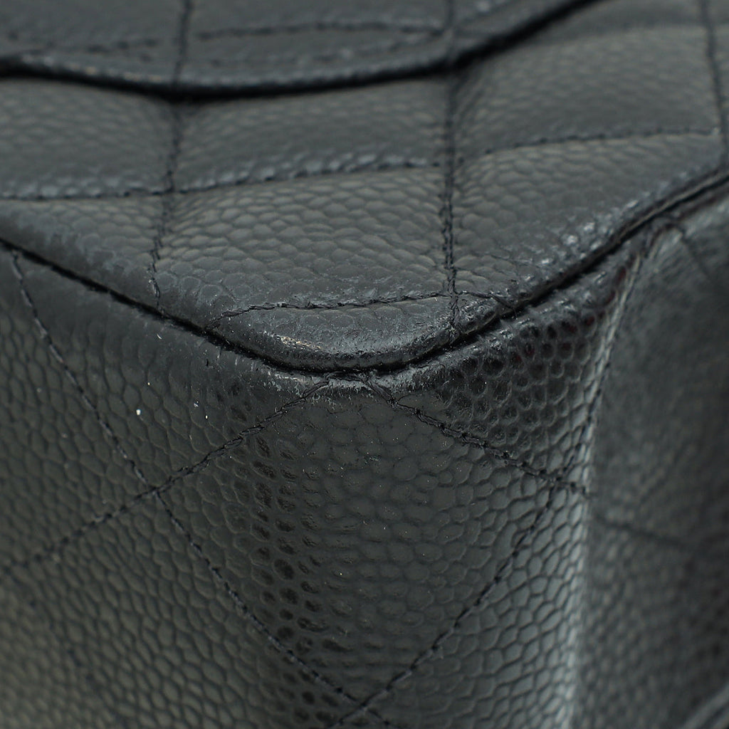 Chanel Black CC Classic Double Flap Small Bag
