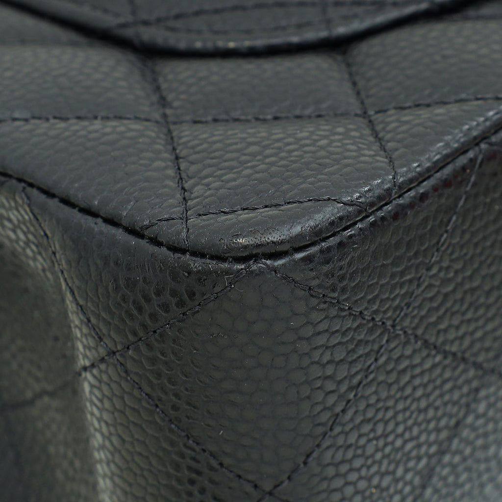 Chanel Black CC Classic Double Flap Small Bag