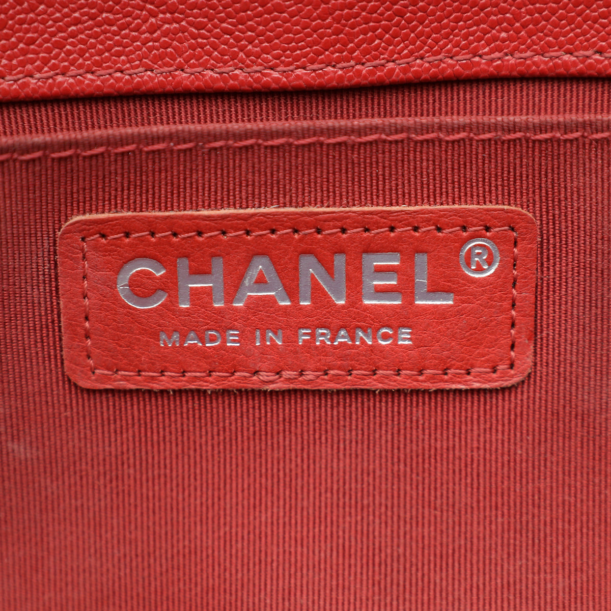 Chanel Red Le Boy Medium Bag