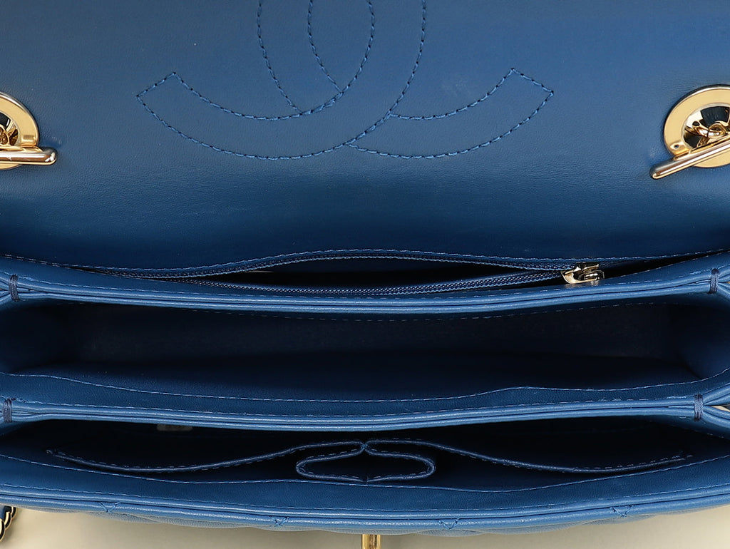 Chanel Blue Trendy Flap Bag