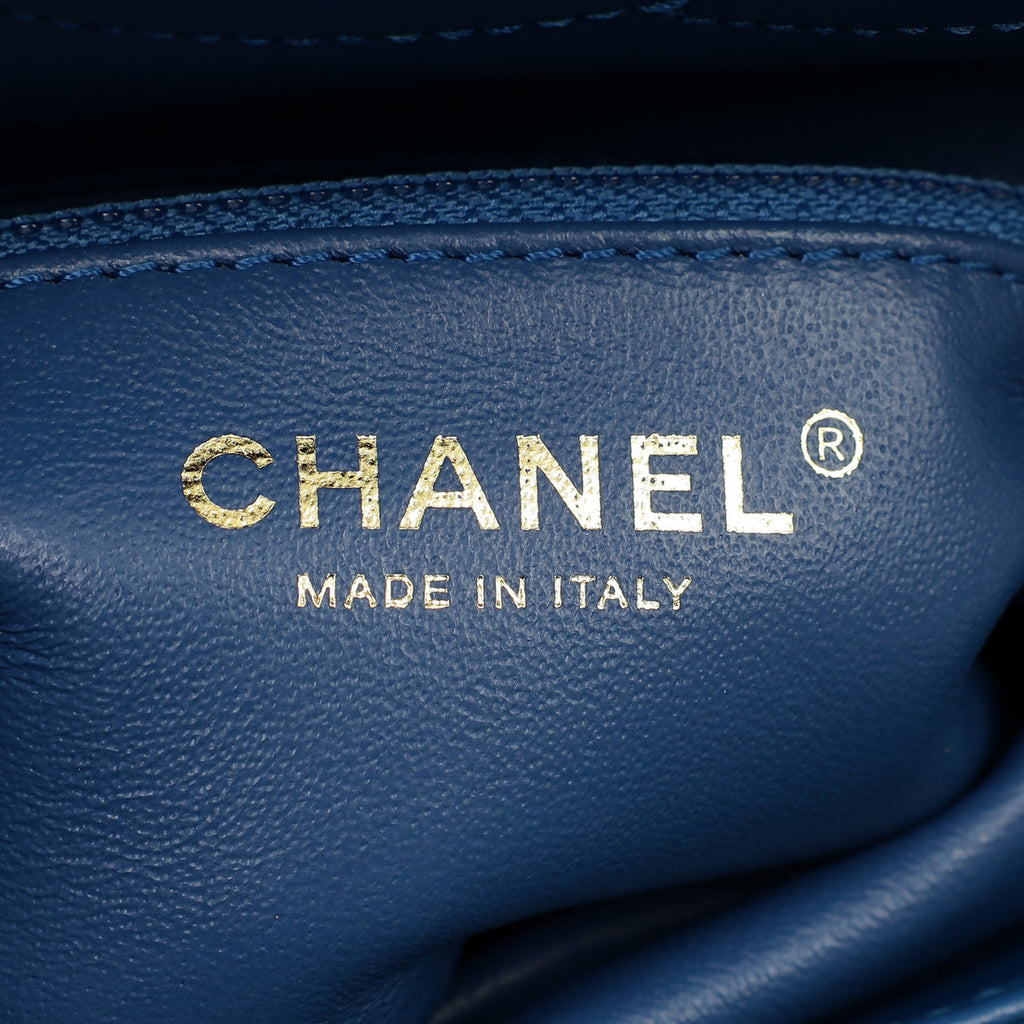 Chanel Blue Trendy Flap Bag
