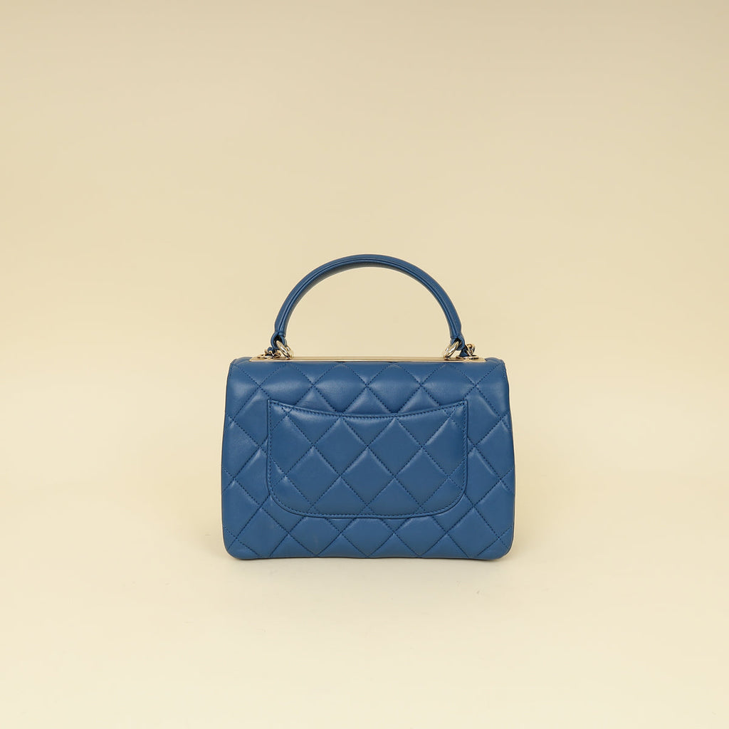 Chanel Blue Trendy Flap Bag