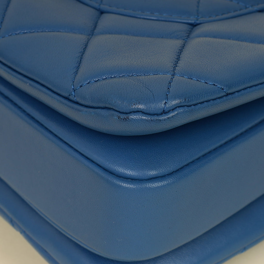 Chanel Blue Trendy Flap Bag