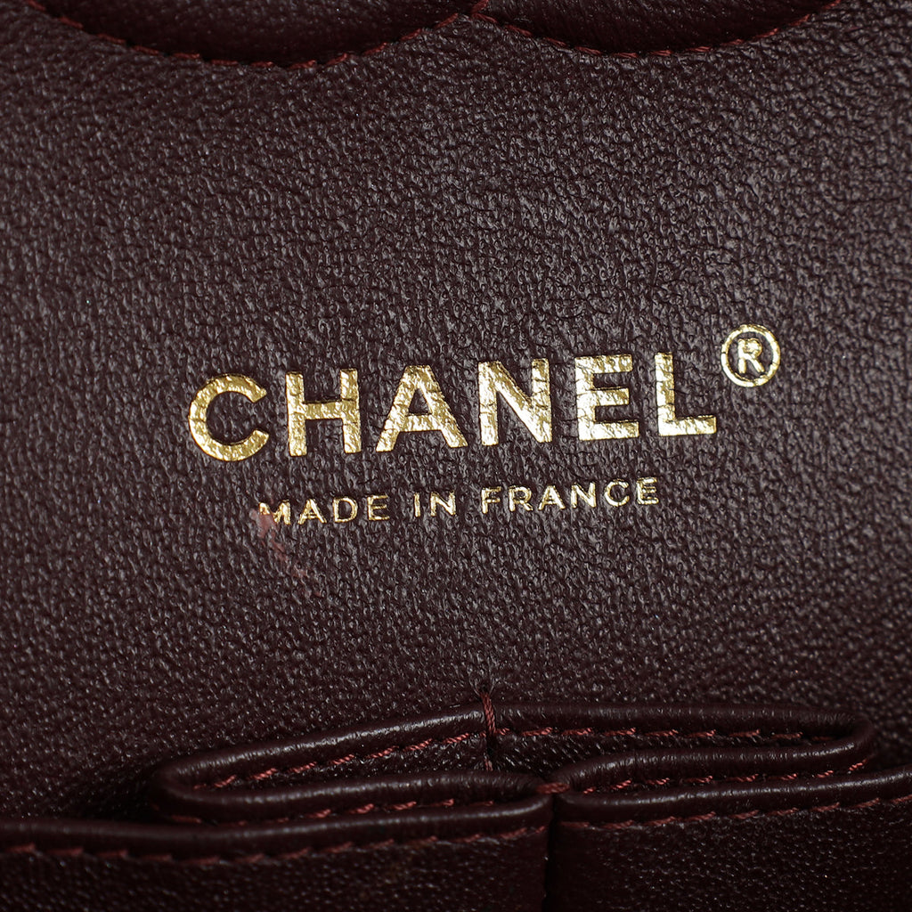 Chanel Black CC Classic 11 , 12 Double Flap Medium Bag