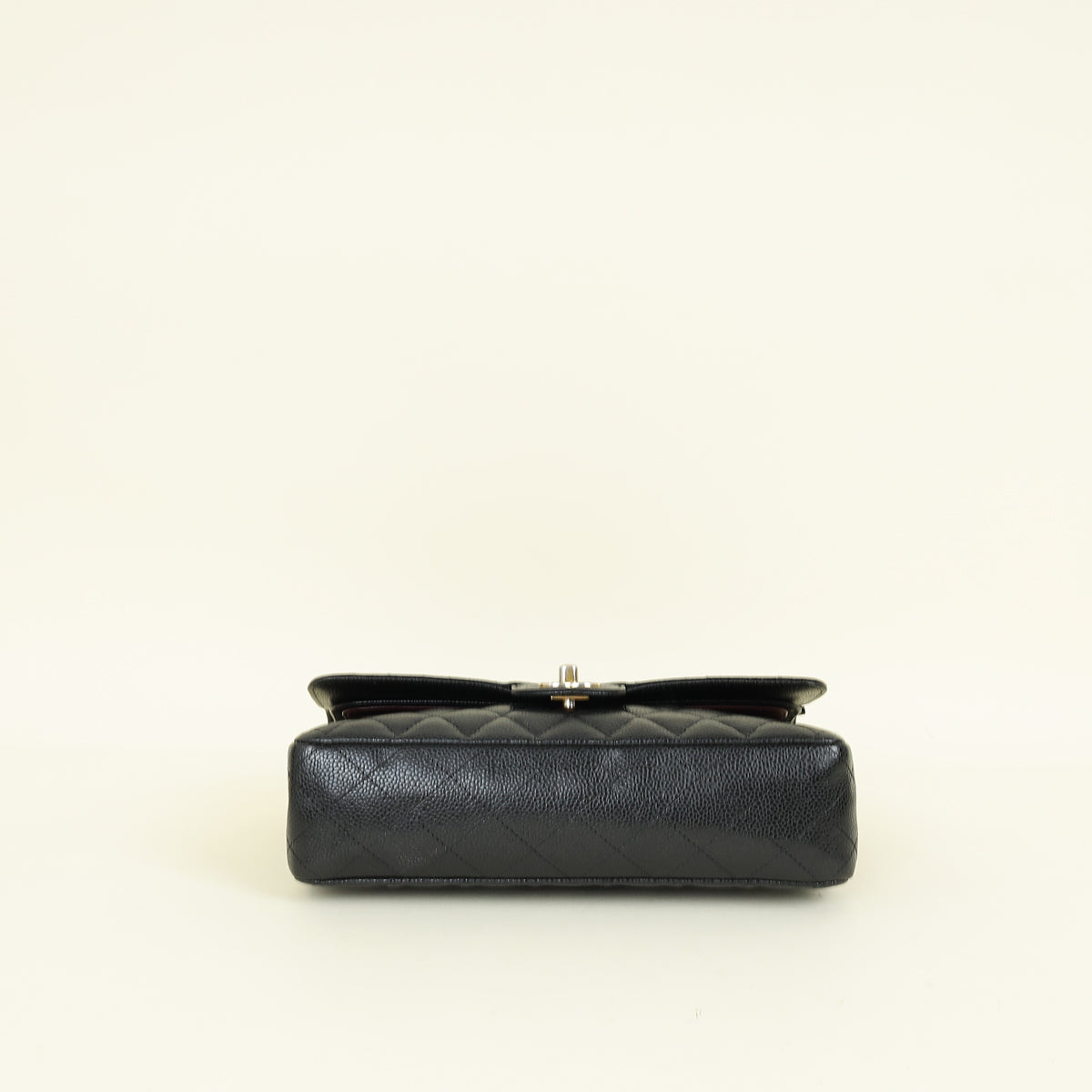 Chanel Black CC Classic 11 , 12 Double Flap Medium Bag