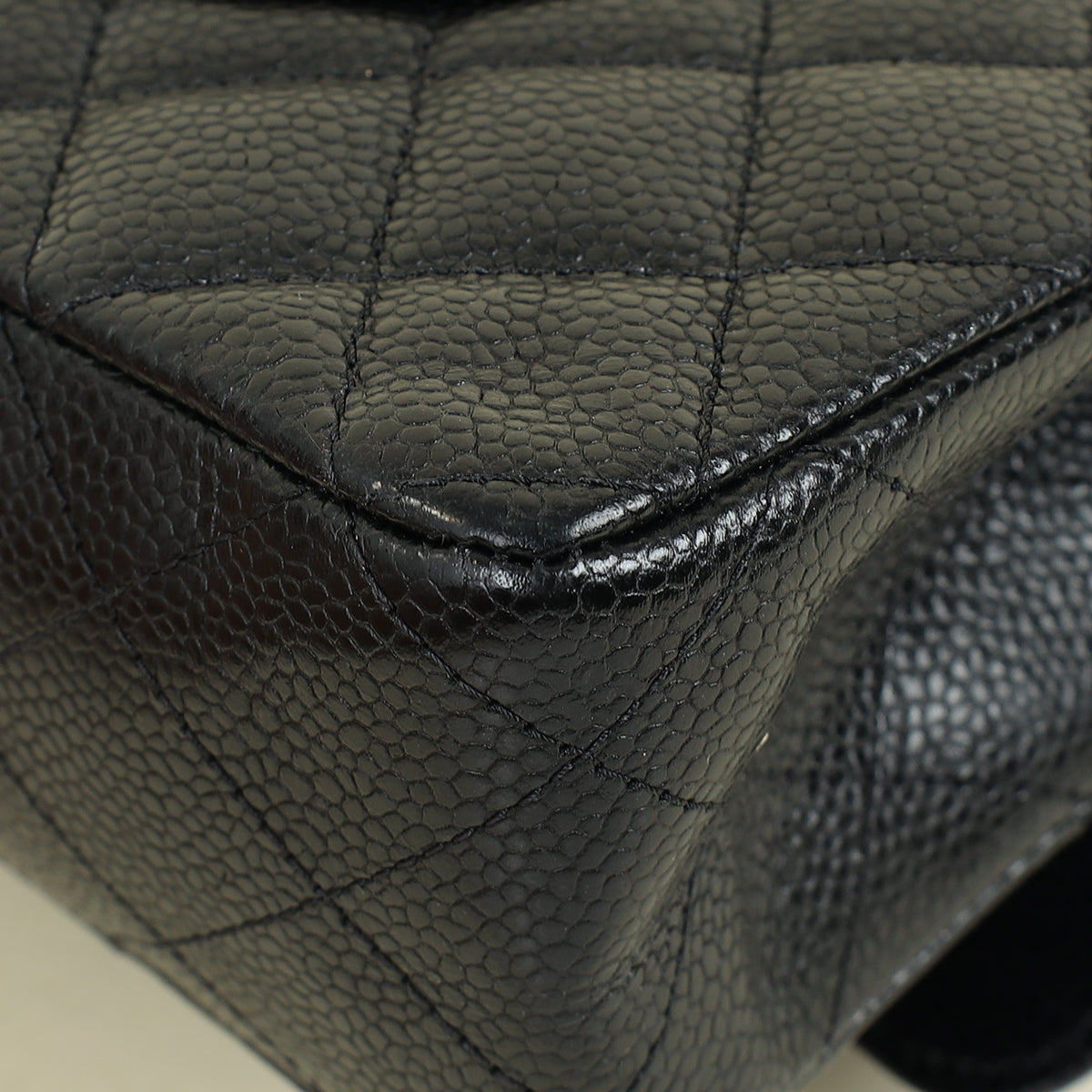 Chanel Black CC Classic 11 , 12 Double Flap Medium Bag