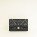 Chanel Black CC Classic Double Flap Jumbo Bag